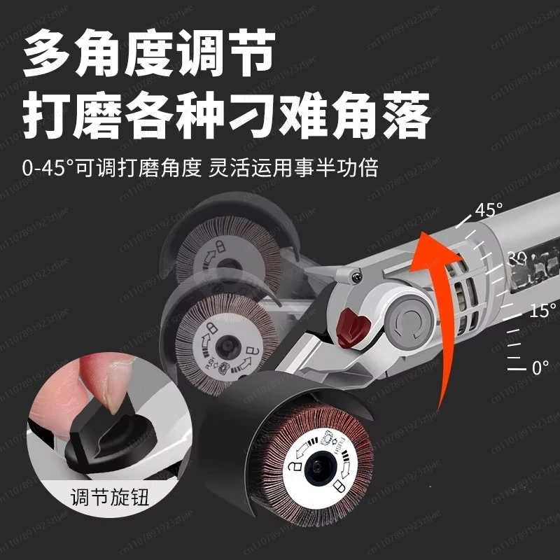 Multifunctional wire drawing machine household flat polishing metal stainless steel wire drawing machine sandpaper machine