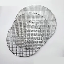 304 Stainless Steel round BBQ Grill Mesh Home Roast Nets Bacon Grill Tool Iron Nets barbecue accessories non-stick BBQ Mat Grid