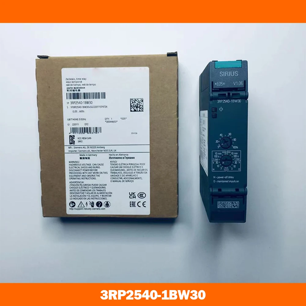 

For Siemens Delayed Disconnection Without Control Signal Time Range 12-240V AC/DC 3RP2540-1BW30