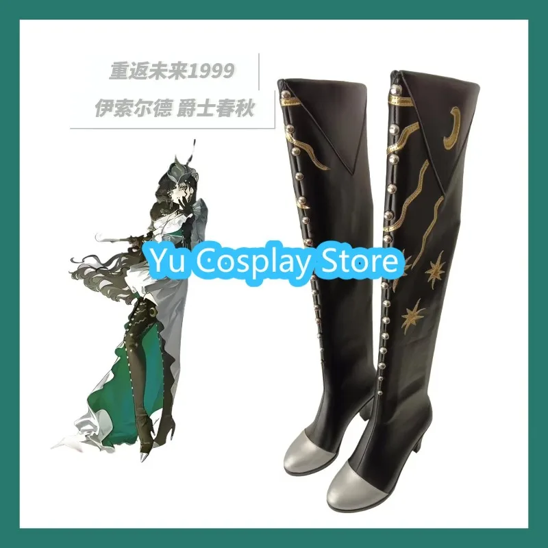 Yu Cosplay Store Isolde Jazz Age Scarpe Cosplay Scarpe Cosplay Anime Stivali Costumi di Halloween Puntelli
