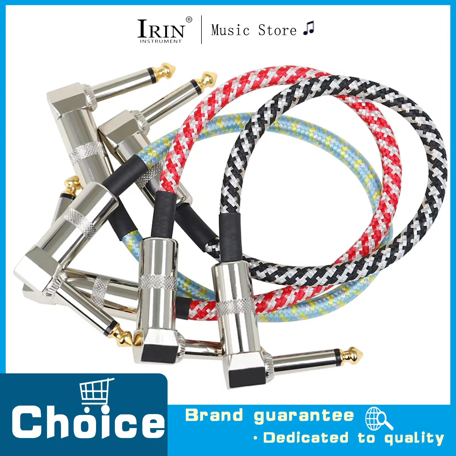 

AUX Bass Electric Guitar Cable Music Amplifier String Instrument Accessories 6.5 Jack Nylon Braided Audio Cables