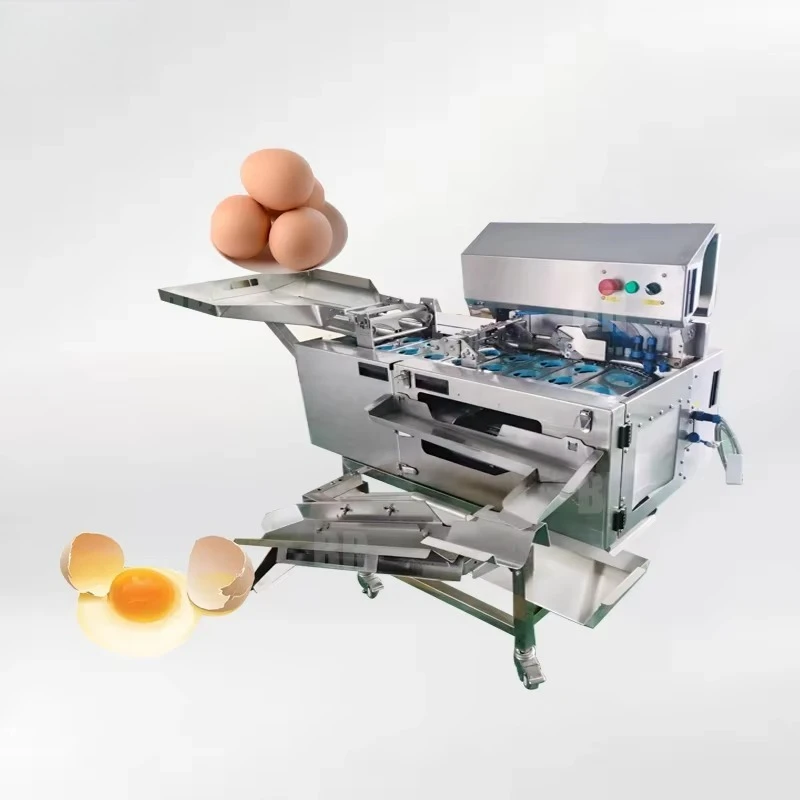 Egg Liquid Breaking Machine Manufacturer Direct Sale Custom Electric Egg Yolk White Separator Food Processing Equipment