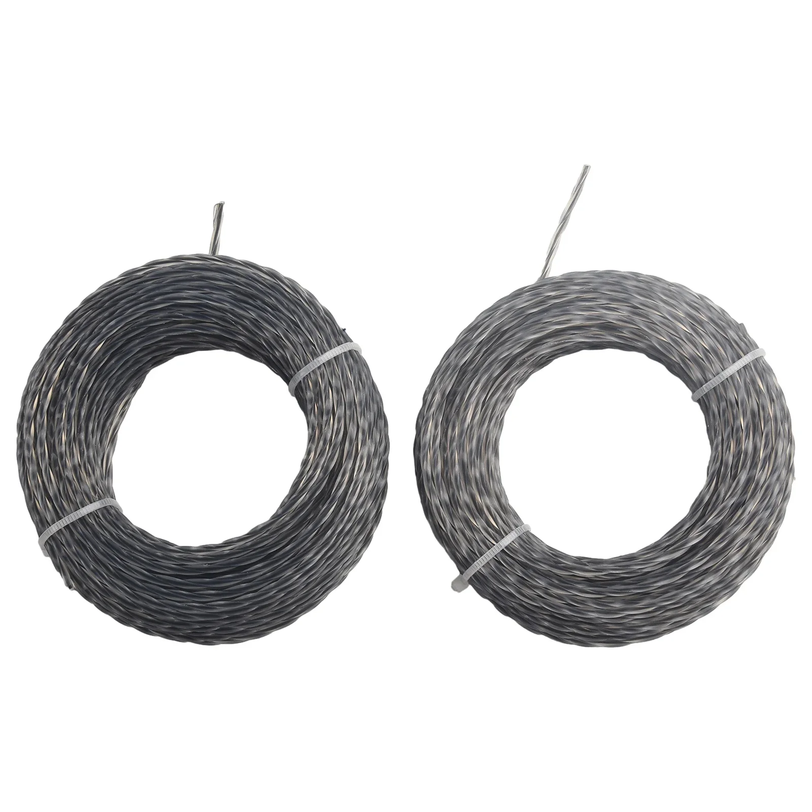 2 Rolls Trimmer Lines 15M (30M) Core-reinforced Grass Trimmer Line 2.0 - 3.0 Mm X 15m (30m) Nylon Line Spool String Trimmer Part