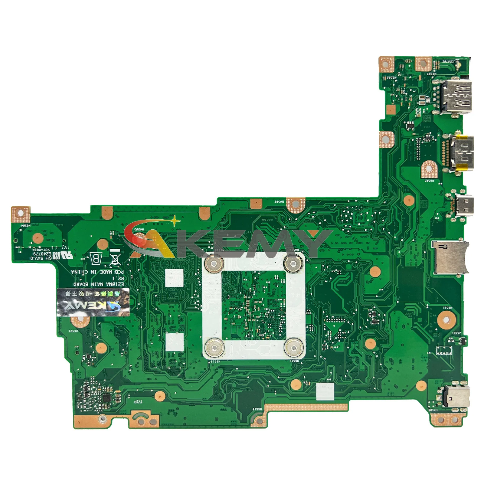 Akemy e210ma mainboard für asus vivobook 12 e210ma e210mab e210m Laptop Motherboard CPU n4020 n5000 n5030 4g/8g-ram 64g/128g-ssd