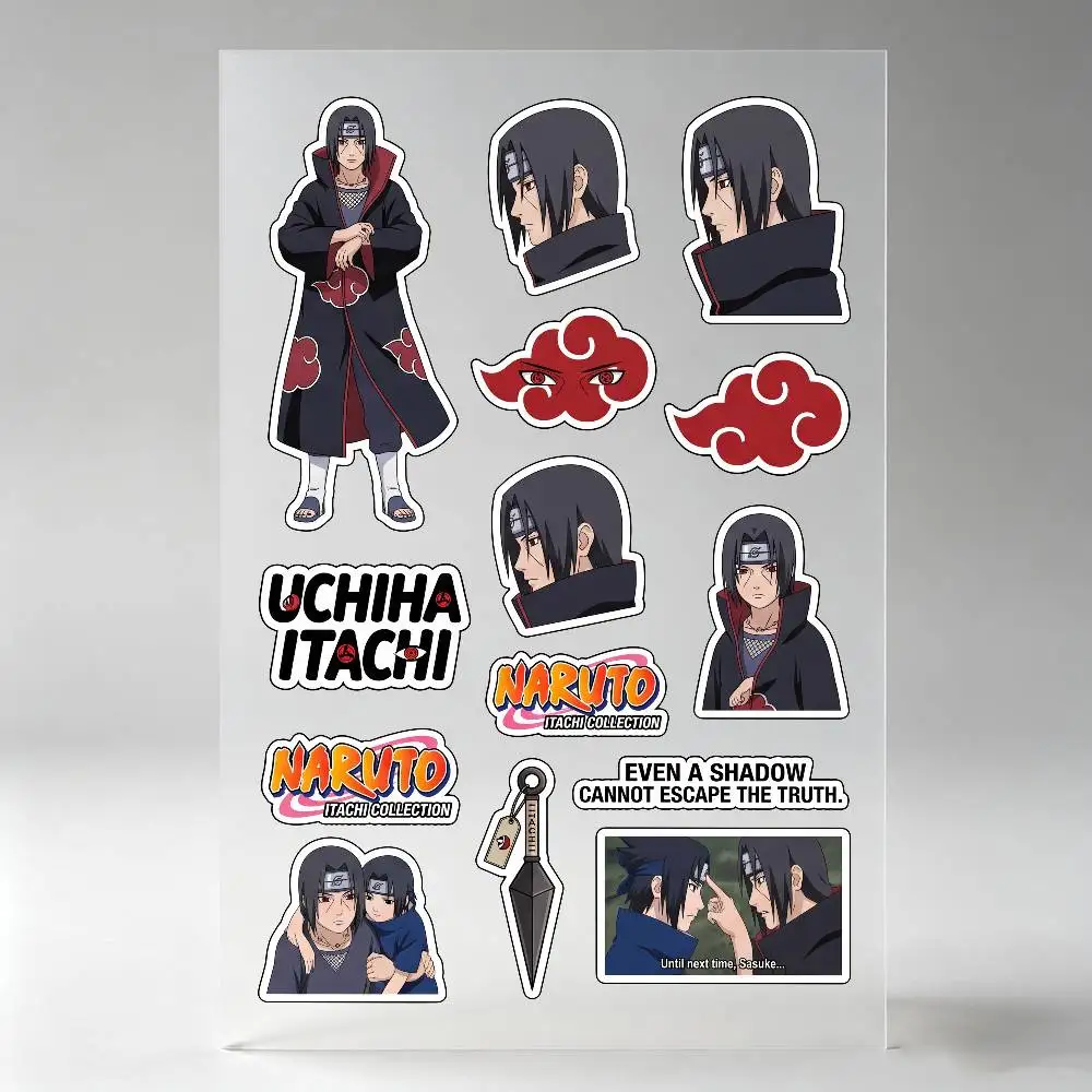 Uchiha Itachi Anime Character Stickers Auto Body Bumper Windows Motorcycle Laptop Walls Vinyl Decal Car Tuning Accessories