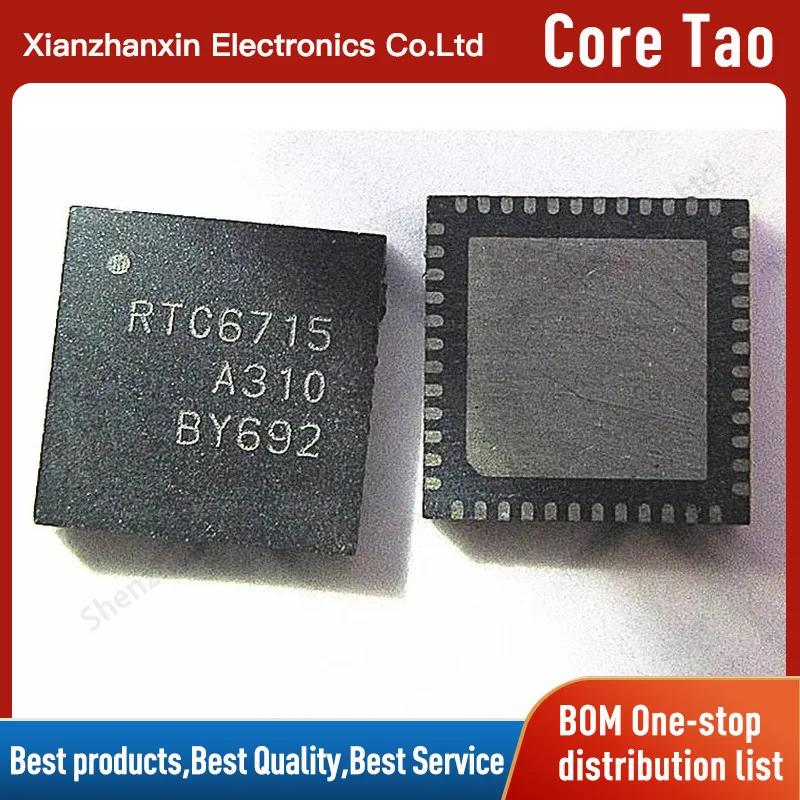 1PCS/LOT RTC6715 RTC6715A QFN48 Video transmission module chip