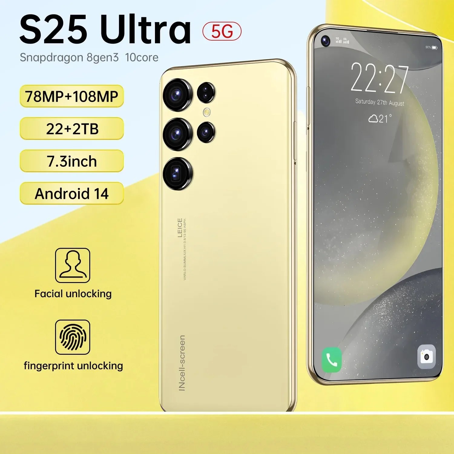 Newest S25 Ultra 5G+ Smartphone 7.3