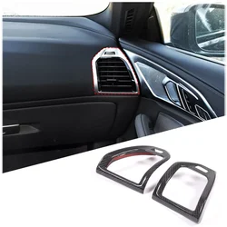 Real Carbon Fiber Side Air Outlet Vent Panel Trim For BMW 8 Series 2019-2022