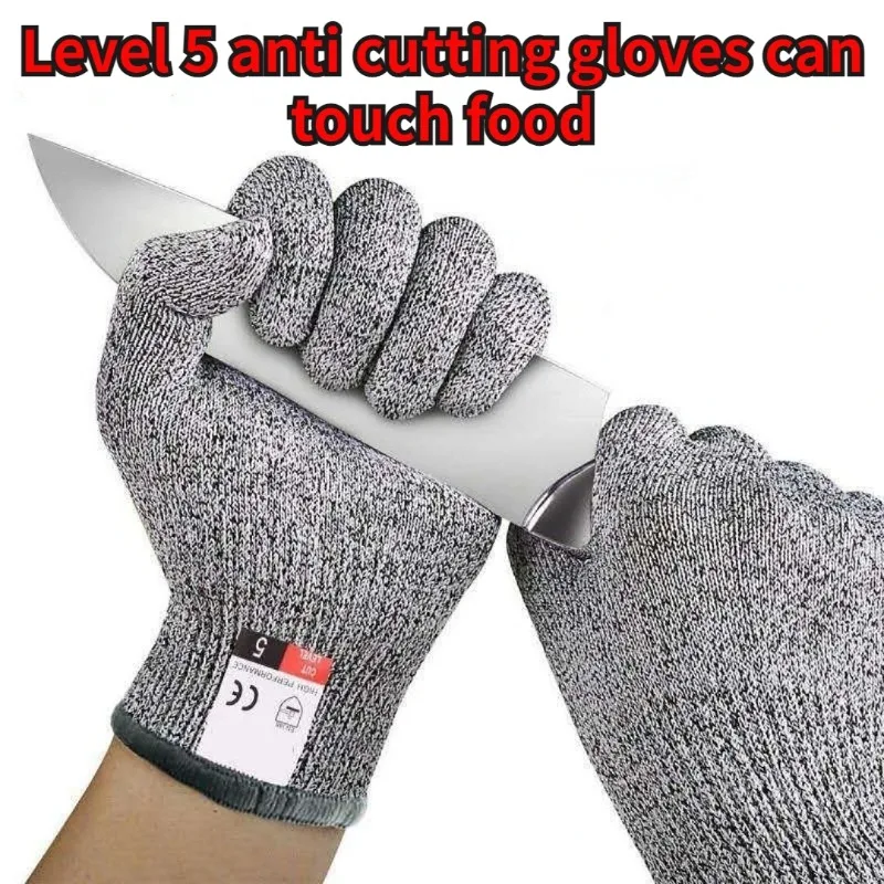 Anti-Cut Gloves Safety Cut Proof Stab Resistant Stainless Steel Wire Metal Mesh Butcher Cut-Resistant Gloves