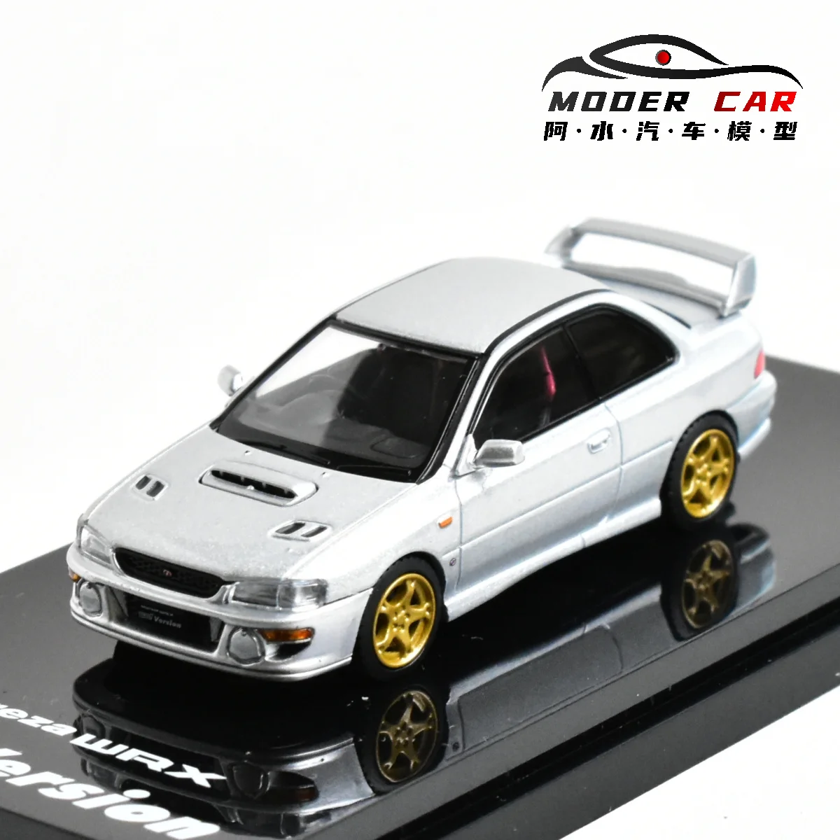 

Литая под давлением модель автомобиля HOBBY JAPAN 1:64 Impreza Collection GC8 WRX STI