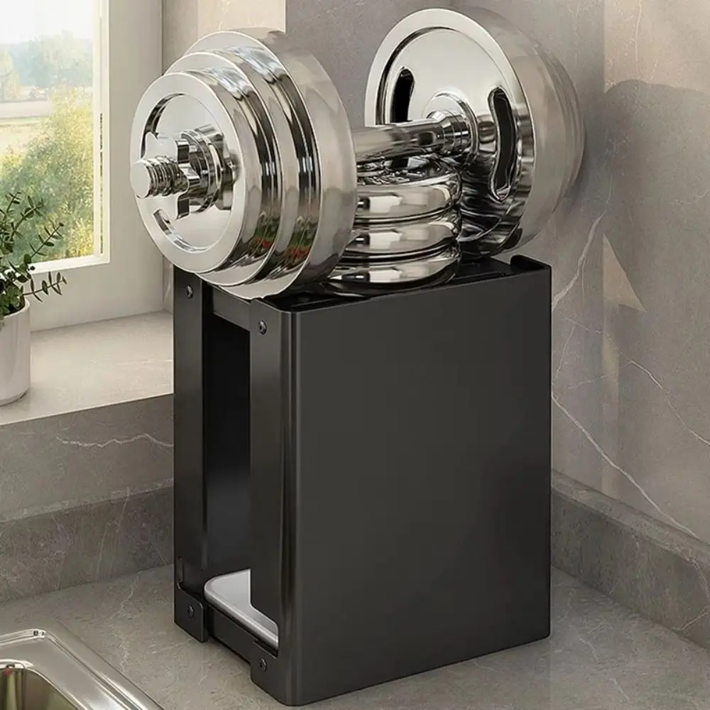 

Органайзер для кухонных принадлежностей из нержавеющей стали с поддоном для слива, устойчивая подставка для хранения, вместительная, экономит место, стеллаж для инструментов