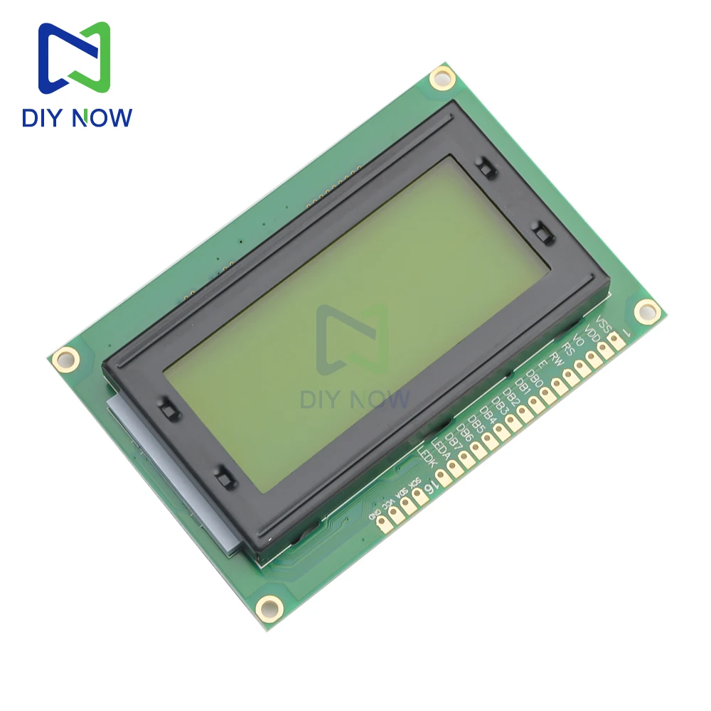Module d'affichage LCD 1604LCD 5V, écran bleu-vert, contrôleur AIP31066, rétro-éclairage bleu jaune-vert, port parallèle à une rangée