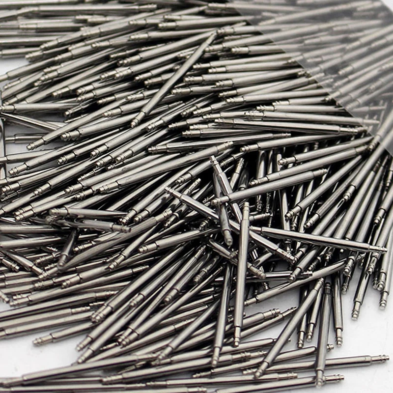 25Pcs Watch Spring Bars Strap Link Pins Fit Seiko SKX007 Tuna 6105 Watch Band Dia 1.3/1.5/1.8mm Spring Bars Watch Repair Tool