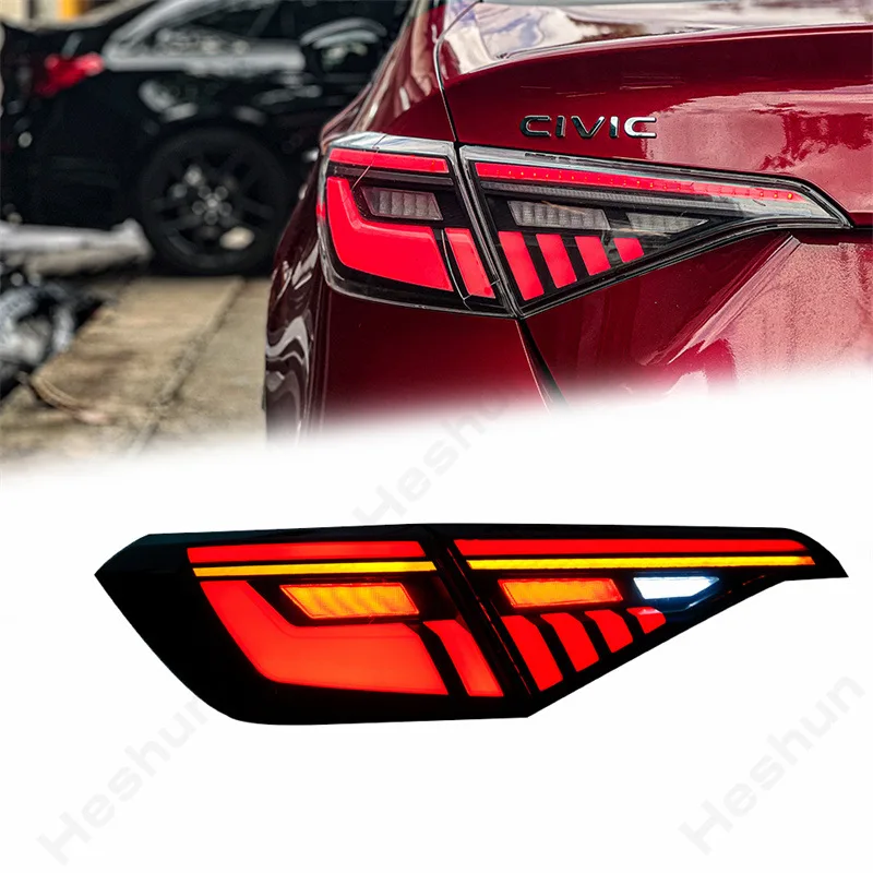 

Suitable for the modification of the taillights of the Honda Civic 11th Generation Civic car LED rear taillight brake light