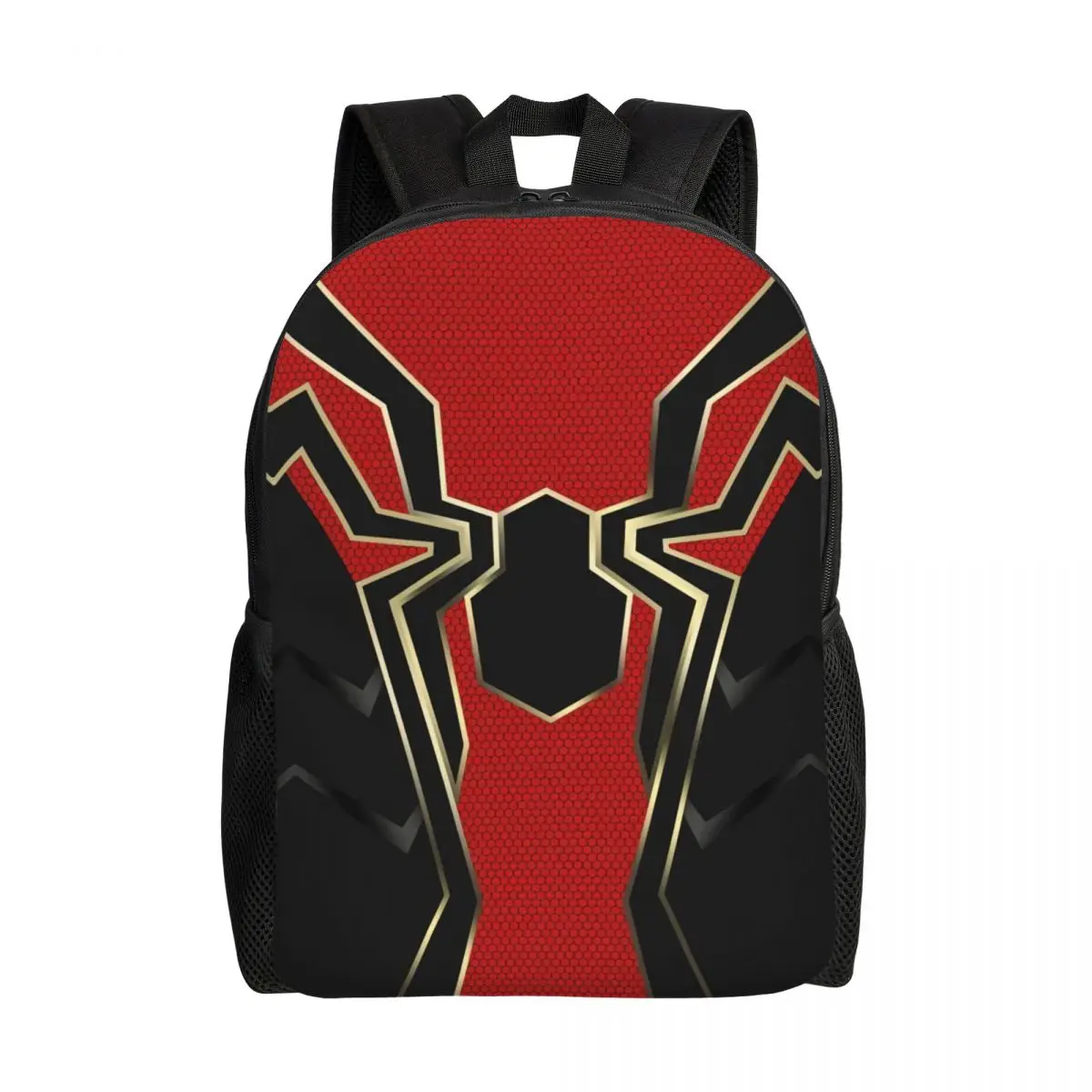 Custom Superhero Laptop Backpack Men Women Basic Bookbag for College School Students Spider Man Bags