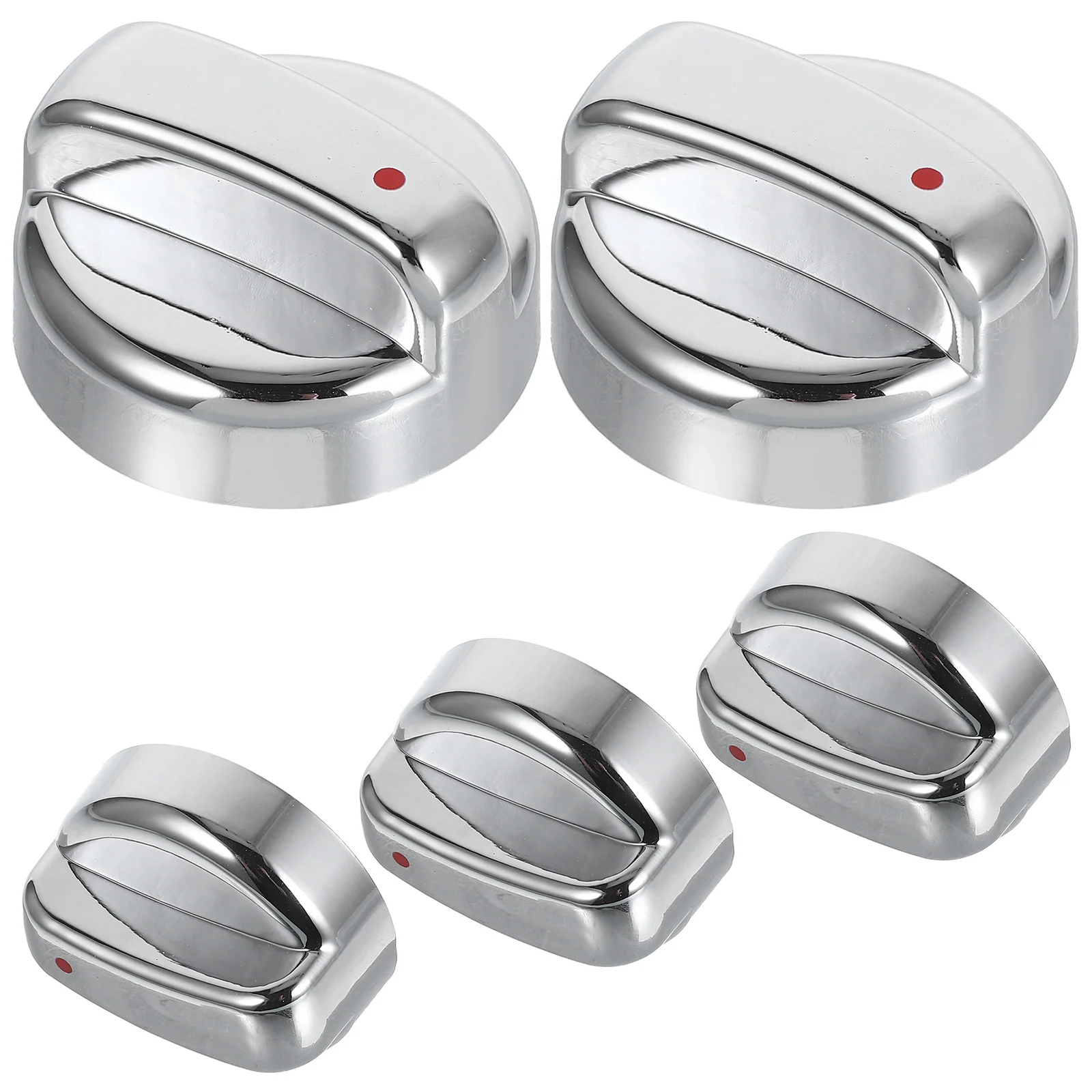 

5Pcs Comfort Grip Grill Control Knobs 8Mm Hole for Gas Cookers Stoves Regulation Outdoor Cooking