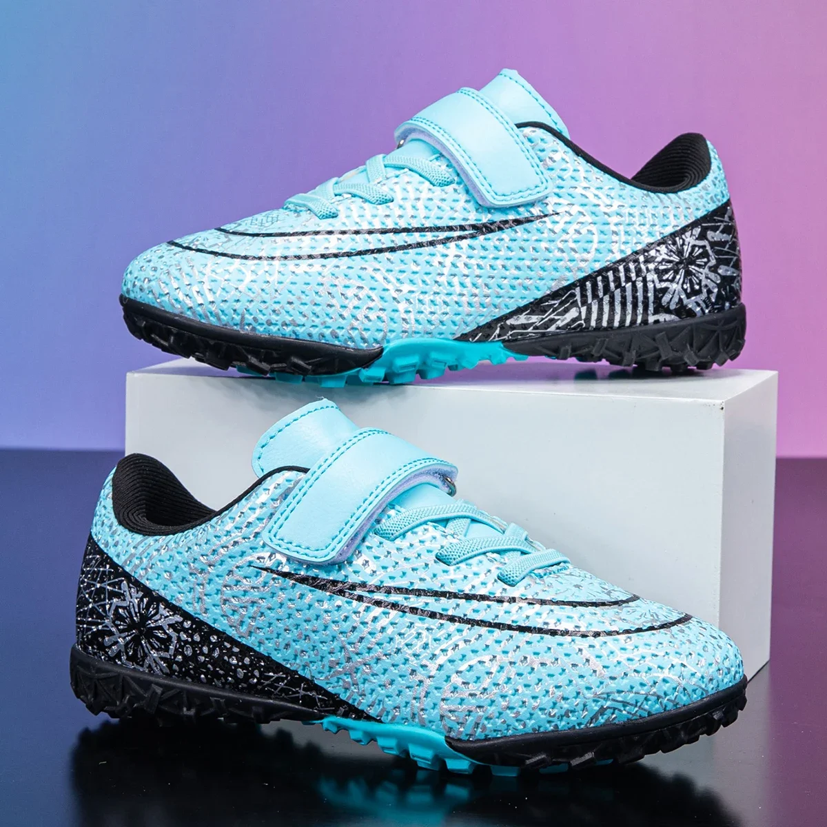 أحذية كرة القدم للأطفال من جمعية العشب للتدريب الداخلي الأصلي للأولاد والبنات أحذية كرة القدم المرابط غير قابلة للانزلاق أحذية ملعب كرة القدم للأطفال #3