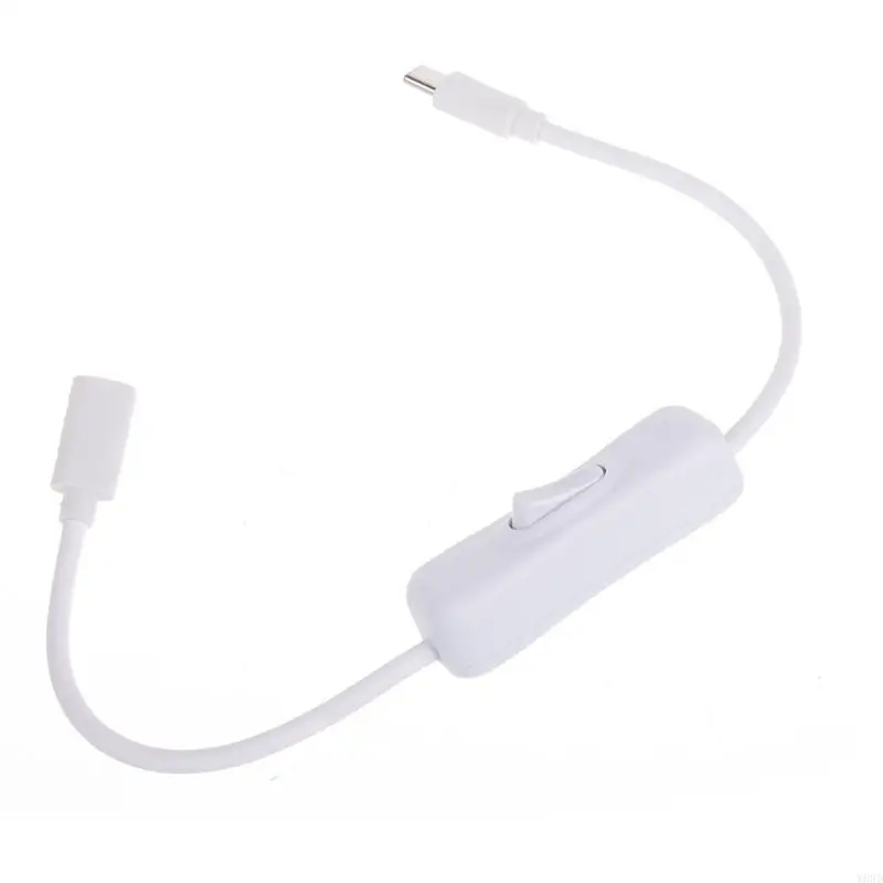 Y08D USB C TO USB C Кабель Тип C Самцовый для типа C Самка с переключателями зарядки синхронизации