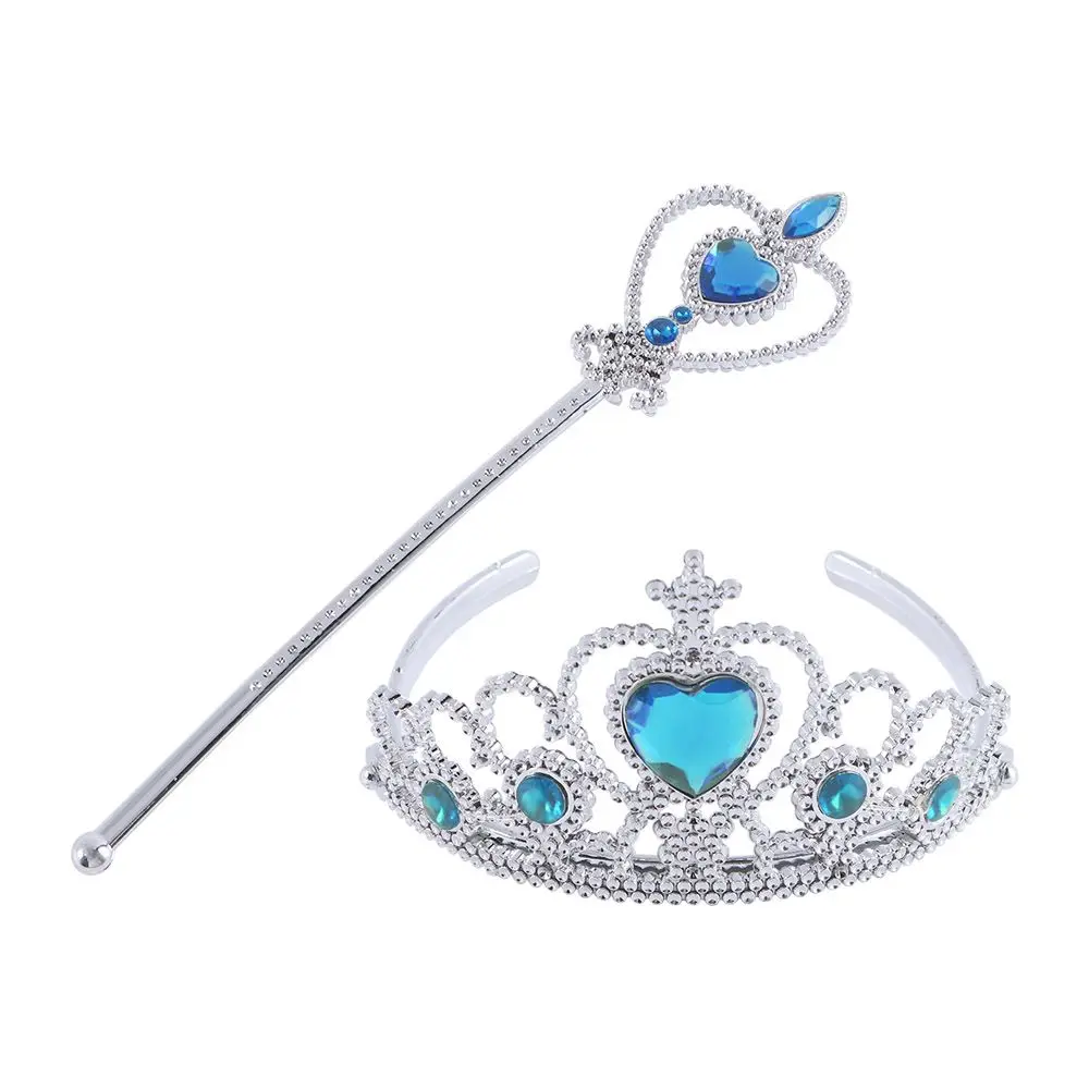 Regalo juegos de rol corona varitas mágicas Tiara accesorios de moda en forma de corazón sombreros niños juguete Accesorios para peinados