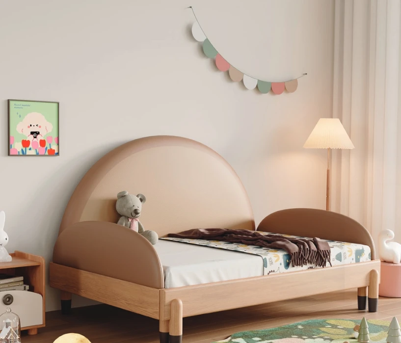 ！@2025 Latest Design Minimalist Bedroom Furniture Wooden Double Bed and Children's Bed for Boys and Girls Hotel Bedroom Sets