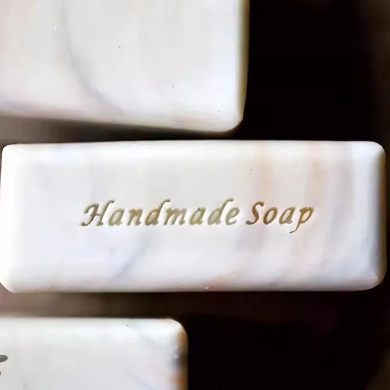 HANDMADE-Soap Stamp Seal Chapter, Acrylic DIY Soap Making Supplies Tools Kits , Handmade Crafts, Customizable Logo