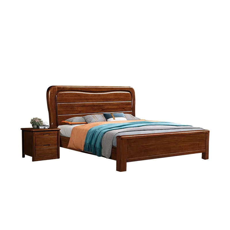 

Modern simple design durable hotel furniture beds good quality hot wholesale price king size double bed for bedroom
