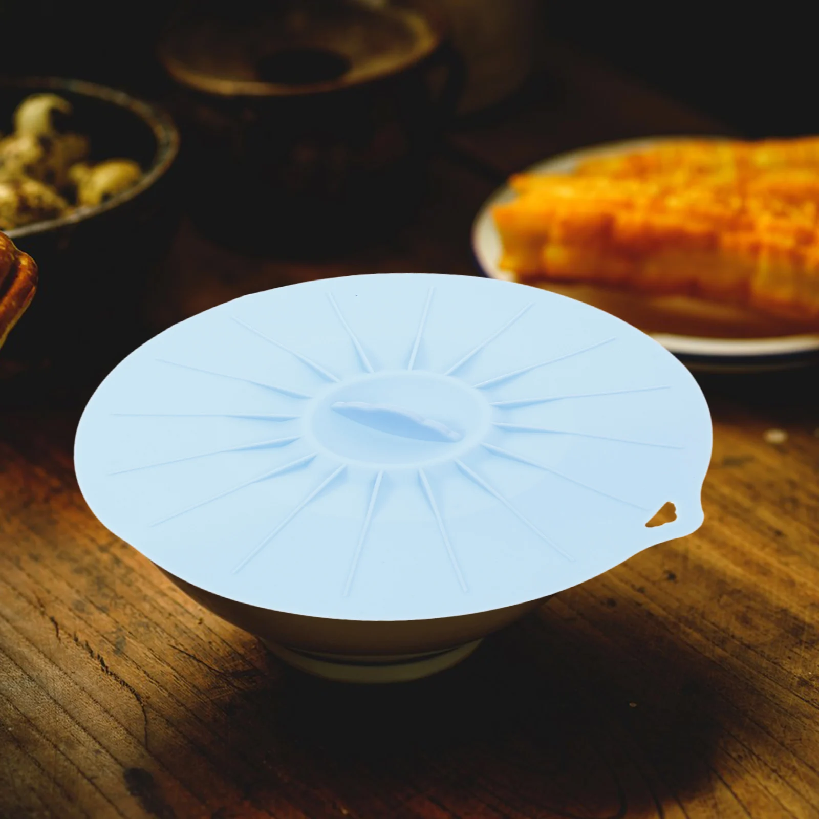 

1Set Silicone Fresh Keeping Cover Reusable Food Storage Lid Microwave Bowl Lid Food Seal Universal Silicone Microwave Cover