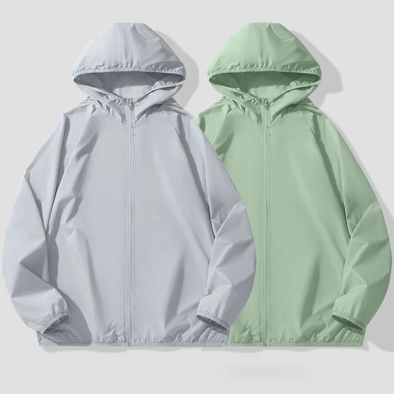 

Men's Ice Silk UV Protection Clothing Summer Lightweight Casual Fiing Outfit Outdoor Breathable Loose Fit Polyester Jaet