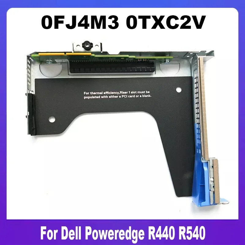 0FJ4M3 0TXC2V New Original For DELL R440 R540 X16 Full Height Slot Card Riser Card TXC2V CN-0TXC2V FJ4M3 CN-0FJ4M3 100% Tested