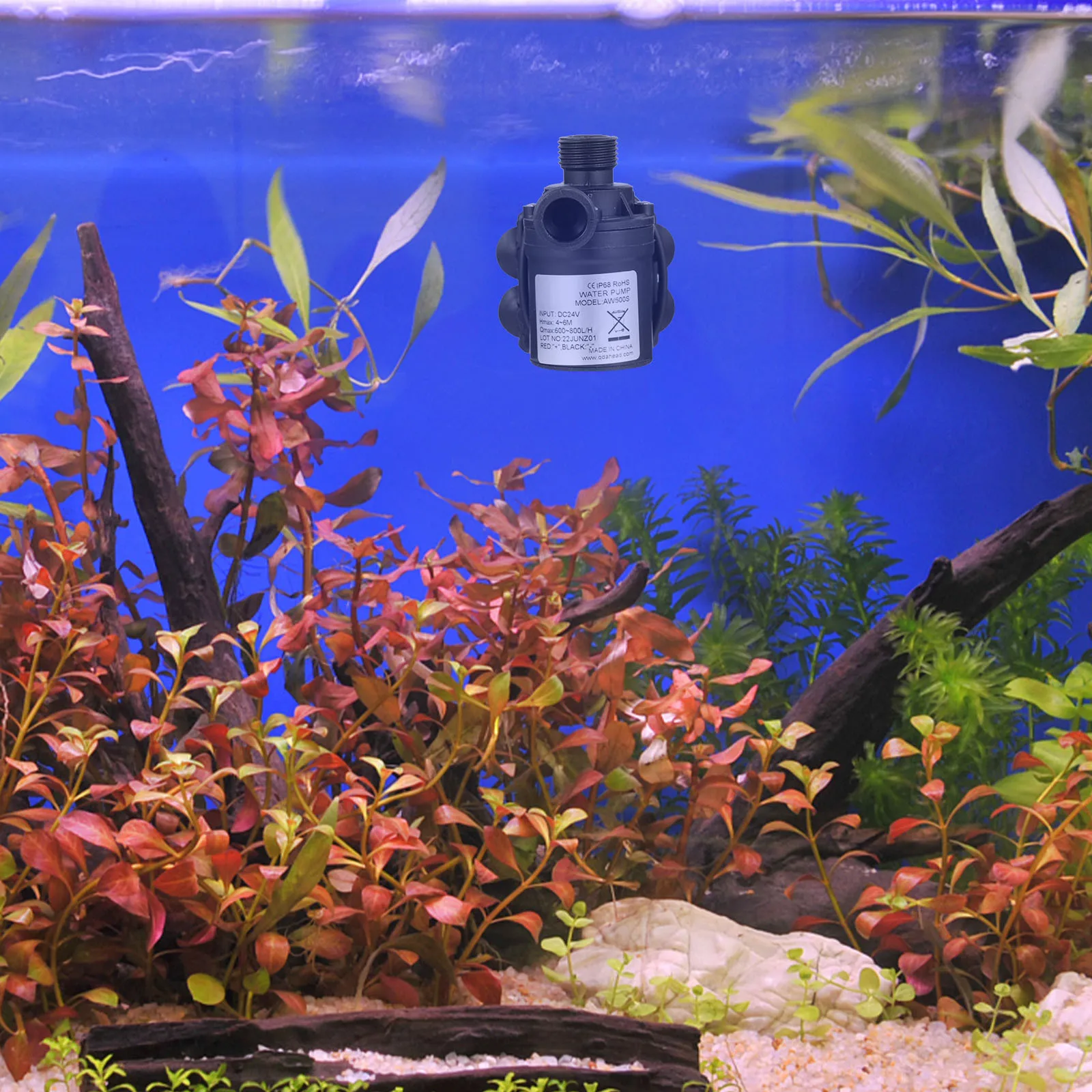 

Submersible Water Pump Dc24V Metal Core Small Flow Booster For Fish Tank Pond Fountain Hydroponic System Durable Abs Pump Tool