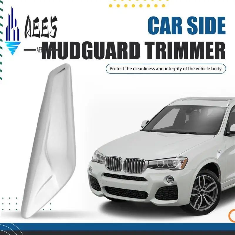 

AEE5-Для-BMW X3 X4 F25 F26 2013-2017 Передняя боковая хромированная накладка на крыло, финишер, габаритный указатель поворота, накладка на лампу