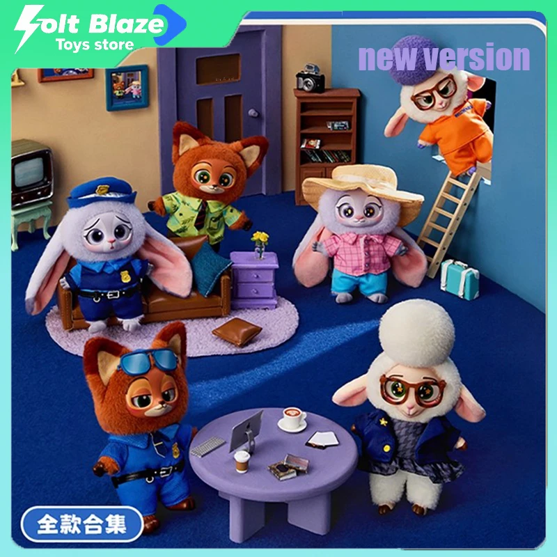 

MINISO Disney Zootopia виниловая плюшевая кукла слепая коробка милая коробка-сюрприз Zootopia 1/6 Judy Nick Bellwether аниме фигурка девушка игрушка в подарок