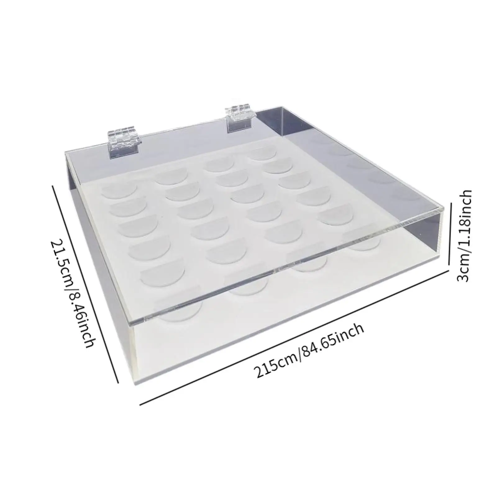 Acrylic Eyelash Storage Box for Personal Use Empty False Eyelash Organizer