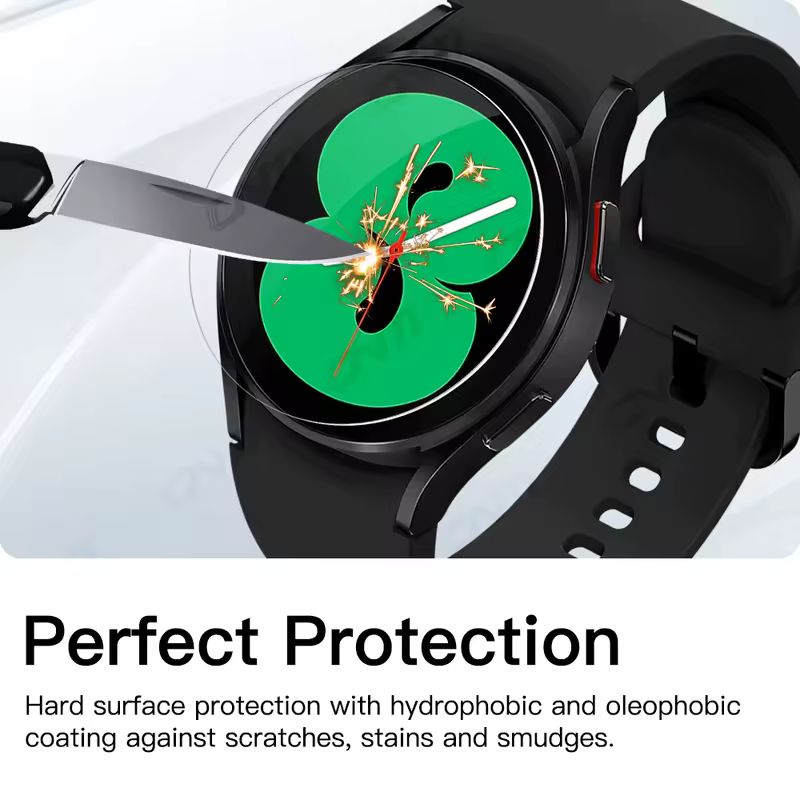 9H Tempered Glass for Samsung Galaxy Watch 7/6/5/4 40/44mm Classic 43/47mm Pro Screen Protector Anti-scratch Film Accessories - Image 3