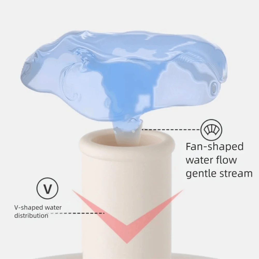 

Slow Flow Nipple Silicone Baby Bottles 320ml Heat-resistant Water Milk Cup Reusable with Dust-proof Cover