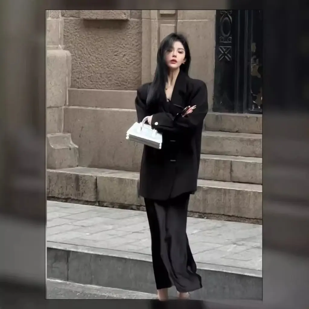 

Design Sense Women's Chinese Style Suit Jacket Loose Fit Light Luxury Fashion Casual Slimming Spring Autumn New 202