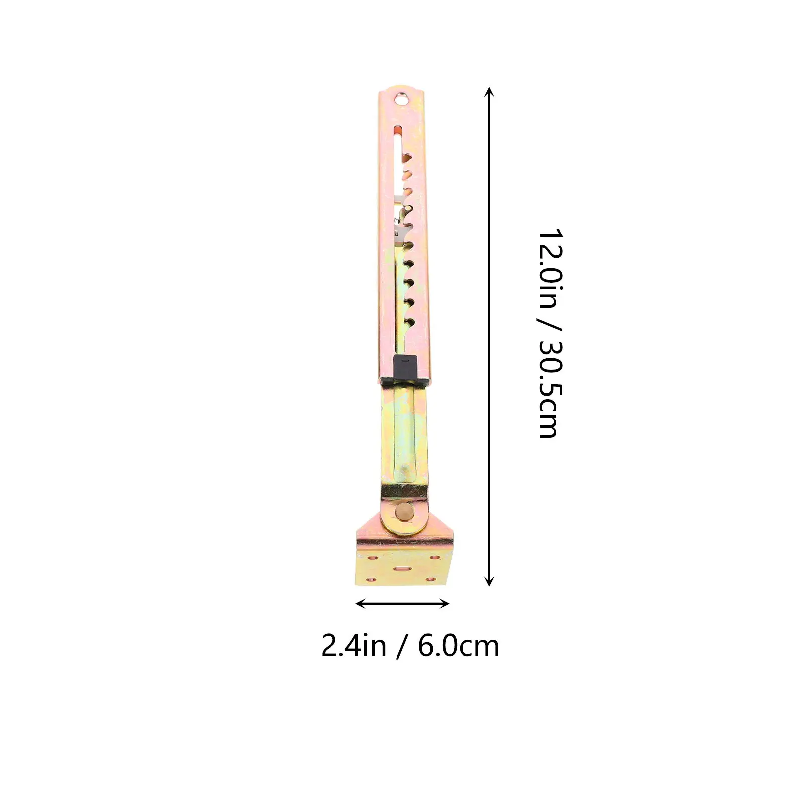 Telescopic Bed Frame Support Brackets 1 Pair Adjustable Extension Legs for Tables and Furniture Hardware