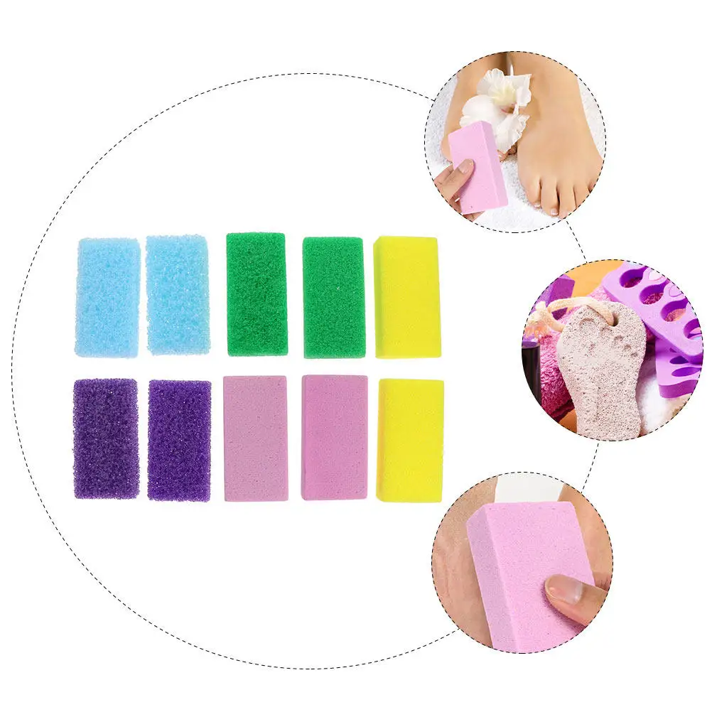 15Pcs Grinding Foot Stones Pumice Pedicure Tools Callus Remover Foot Scrubber Exfoliate Stone for Hard Skin Removal Assorted
