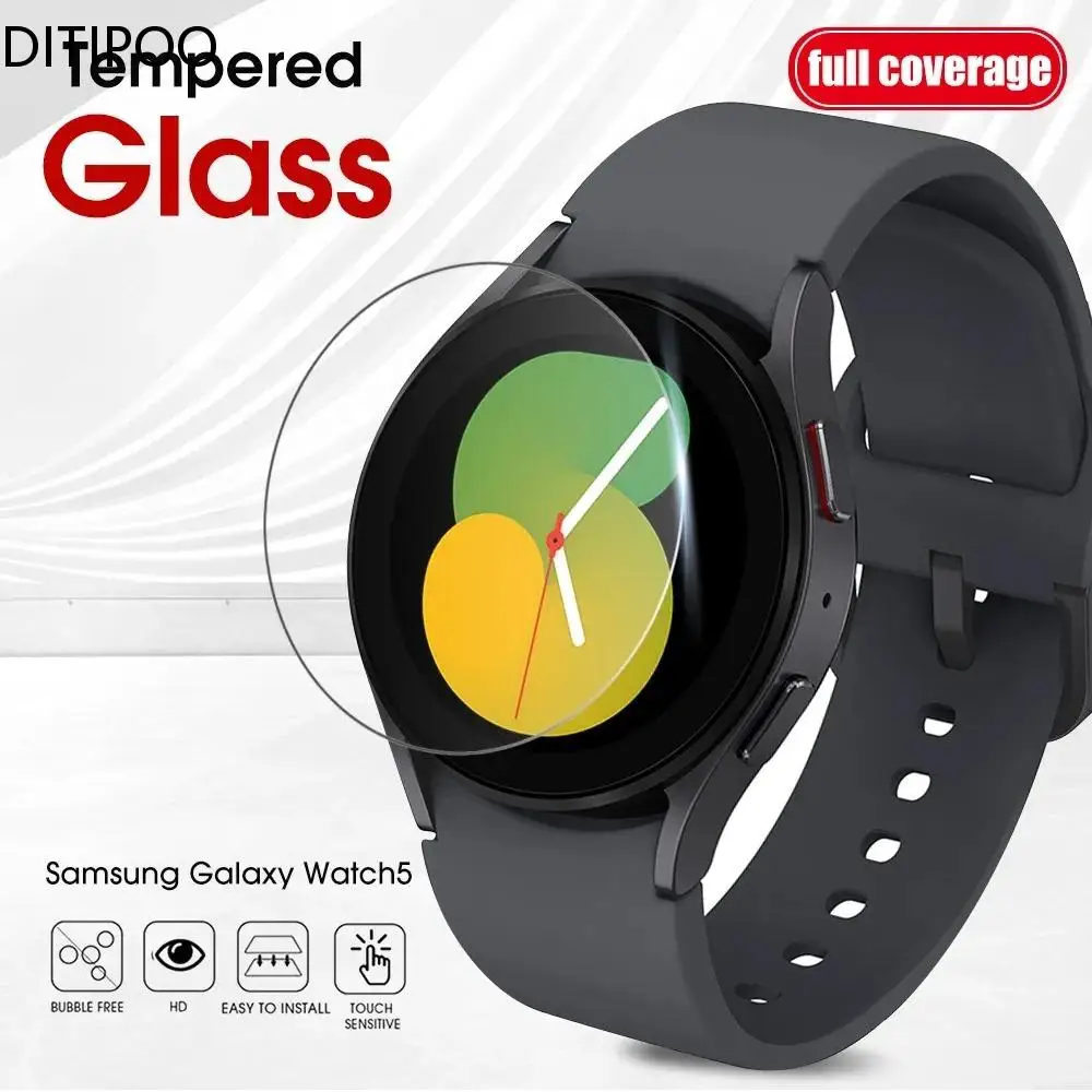 Tempered Glass for Samsung Galaxy Watch 4 5 6 40/44mm Classic 42/46mm Watch 3 41/45mm Anti Scrach Film HD Screen Protectors