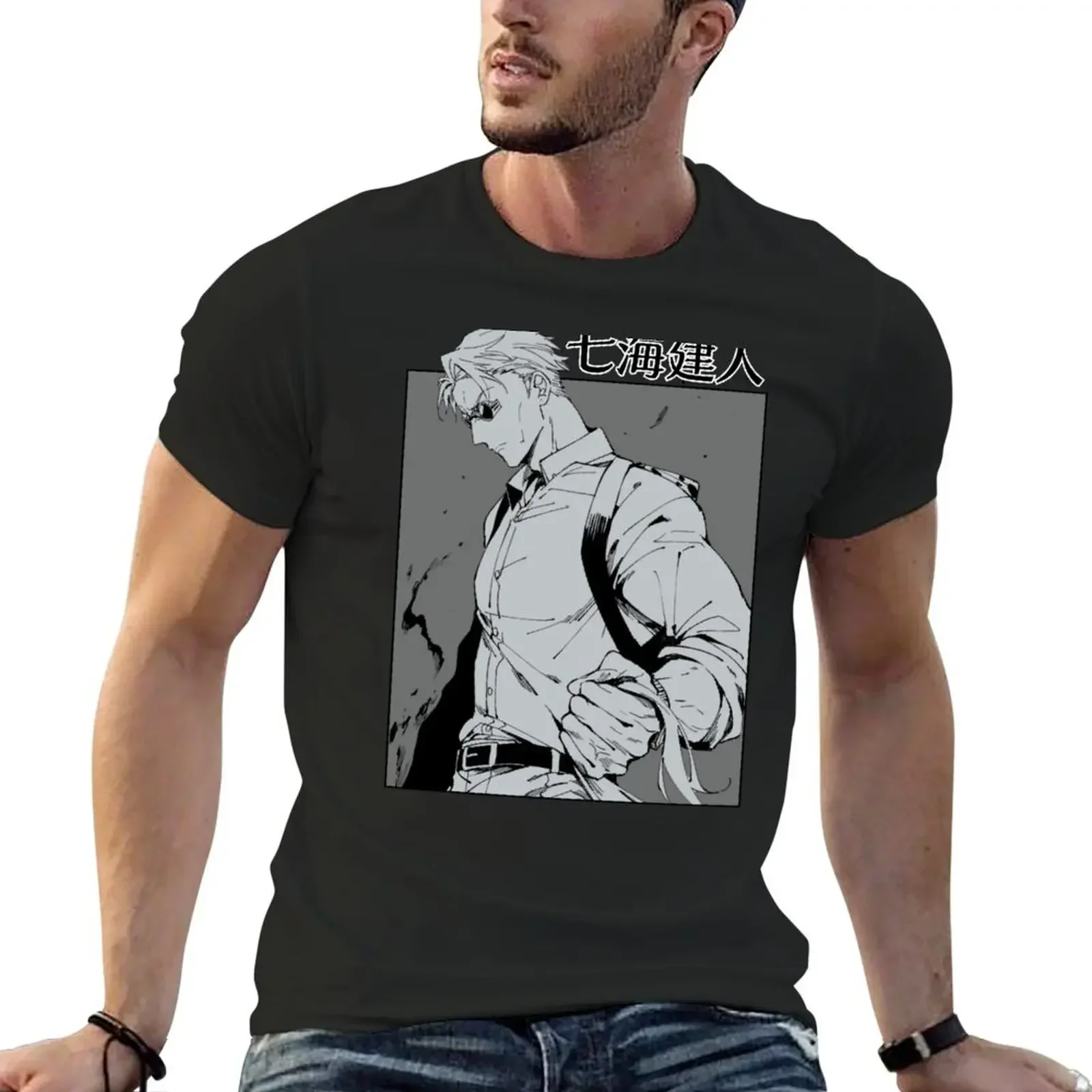 Nanami Kento t-shirt hipisowskie ubrania zwykłe t-shirty męskie