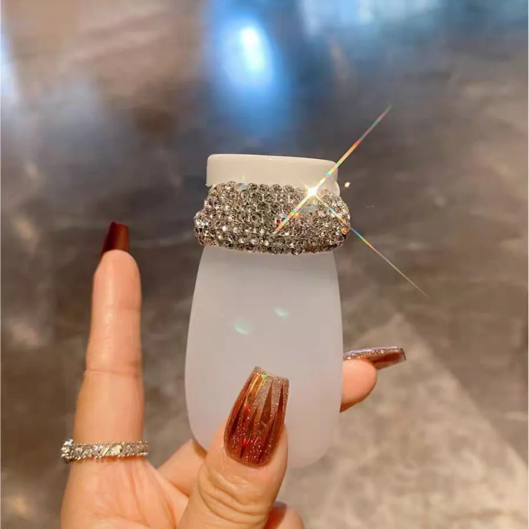 ขวดจ่ายโลชั่นแบบพกพาคุณภาพสูง ชุดเพชรเทียม สำหรับเดินทาง ขวดจ่ายแชมพู ครีมนวดผม และครีมอาบน้ำ ขนาดเล็ก