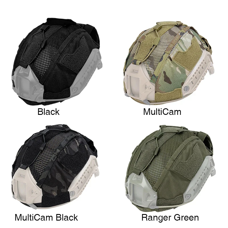 Imagem -06 - Tactical Capacete Cover Conjunto para Capacete Marítimo Nvg Battery Pouch Hunting Hybrid Mesh Cover para Bump & Capacetes Balísticos