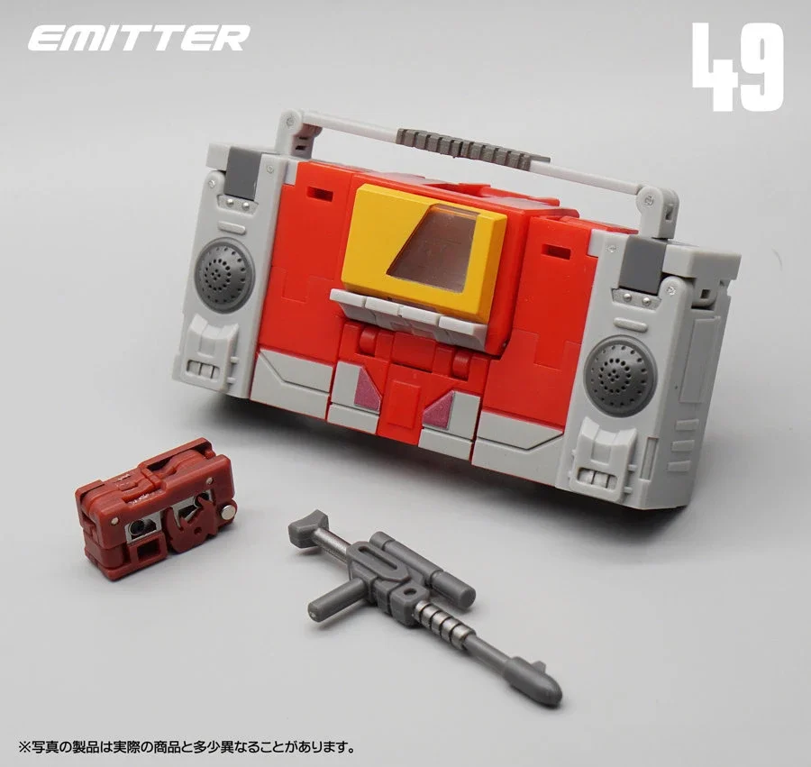 In Stock MFT Transformation Toy MF-49  Recorder Radio Blaster Pocket Rhino Advanced Emitter Robot Anime Action Figure Kids Gifts