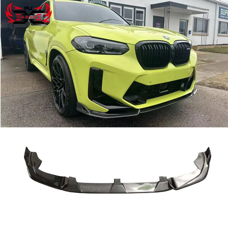 

Perfect Fit for X3M F97 X4M F98 Lci 2022 Carbon Fiber Front Lip Front Bumper Body Kit Retrofit Accessories