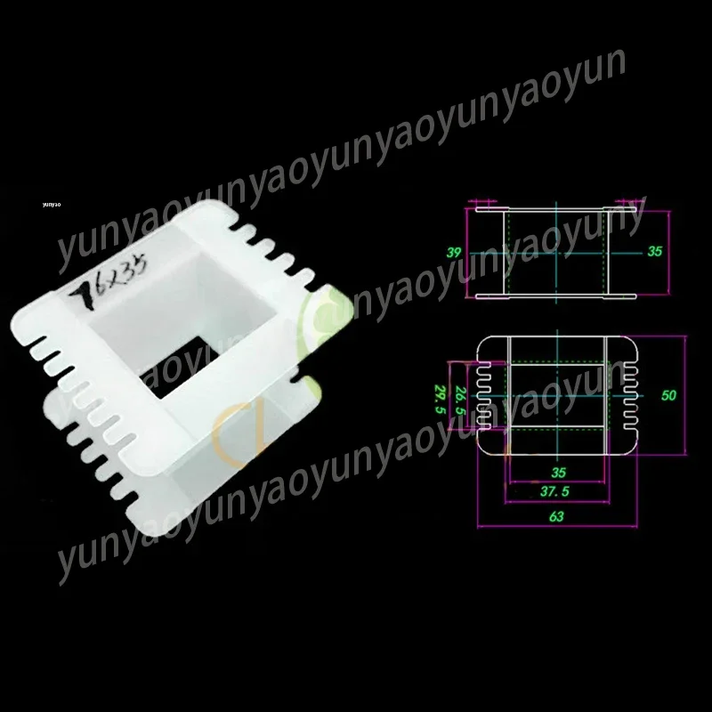 EI76 76x33/35/38 Transformer Skeleton EI76 Series Rubber Core Coil Bobbin Circuit Accessory
