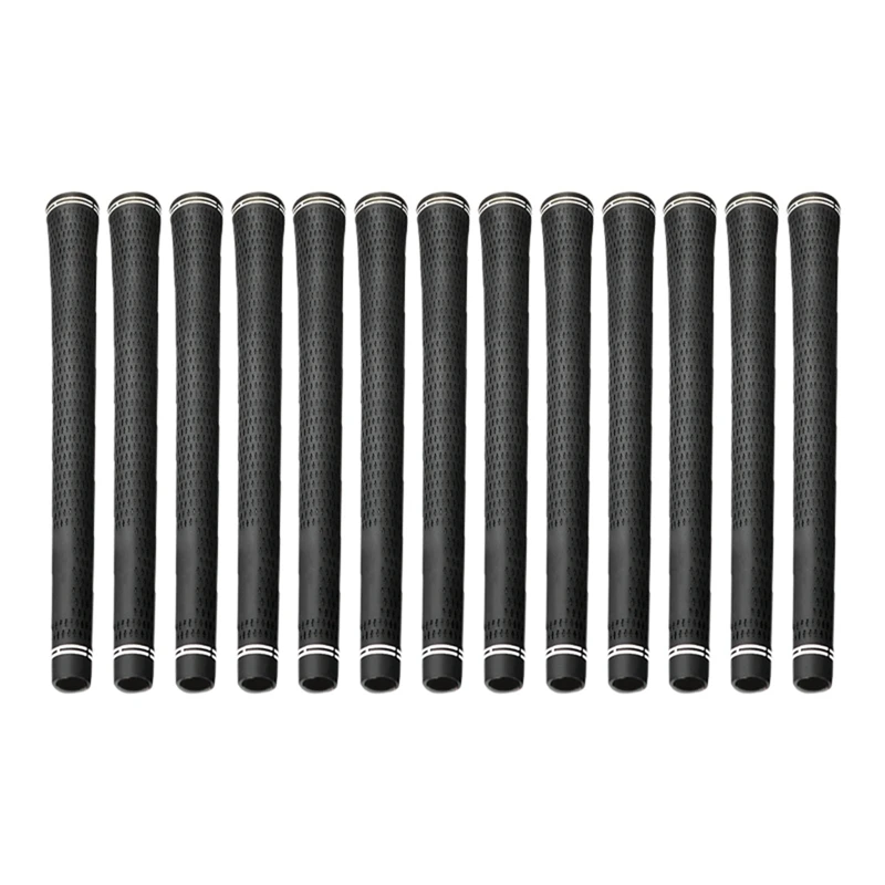 13PCS Golf Grip Classic Pattern Standard Natural Rubber