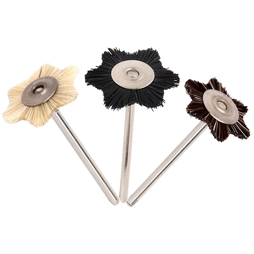 Spazzola per lucidatura artigianale Spazzola per lucidatura a sei stelle per la lavorazione del legno Setole resistenti e resistenti Setole di alta qualità