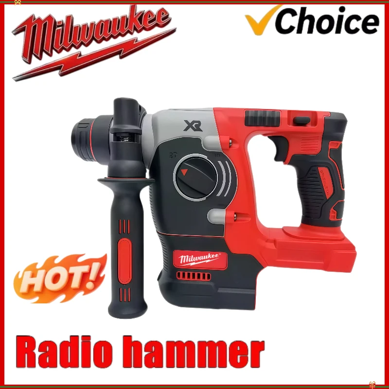 Milwaukee 18V battery cordless drills Breaking hammer Power tools electric demolition hammer Rotary hammer drill Wireless