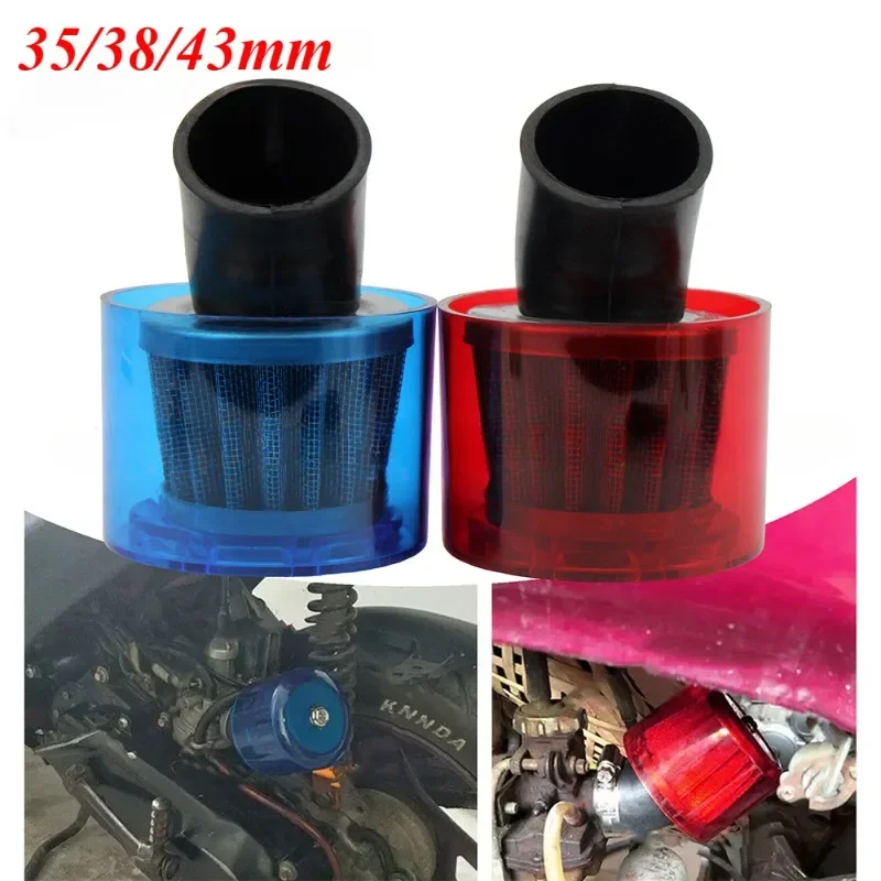 1PCSMotorcycle 35/38/43mm Bend Elbow/Stright WaterProof Air Filter Cleaner For ATV Pit Dirt Bike Motorbike Parts