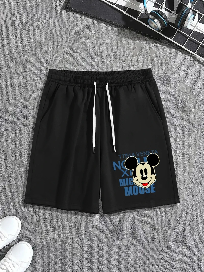 I pantaloncini stampati di Topolino sono adatti per pantaloncini estivi, sport, viaggi in spiaggia e taglie forti da uomo e da donna
